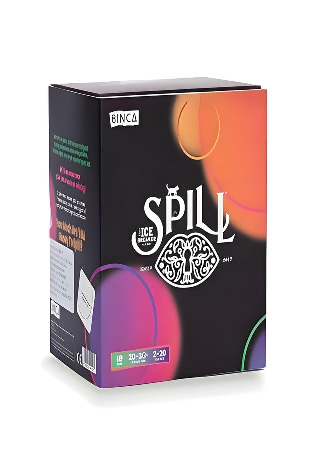 BINCA Spill Card Game for Adults, A Game of Spilling Secrets, Adult Party Card Game for Friends, and Entertainment - Ages 18+ - Image 1