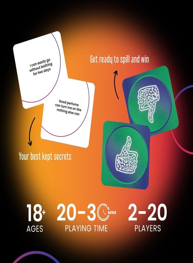 BINCA Spill Card Game for Adults, A Game of Spilling Secrets, Adult Party Card Game for Friends, and Entertainment - Ages 18+ - Image 4