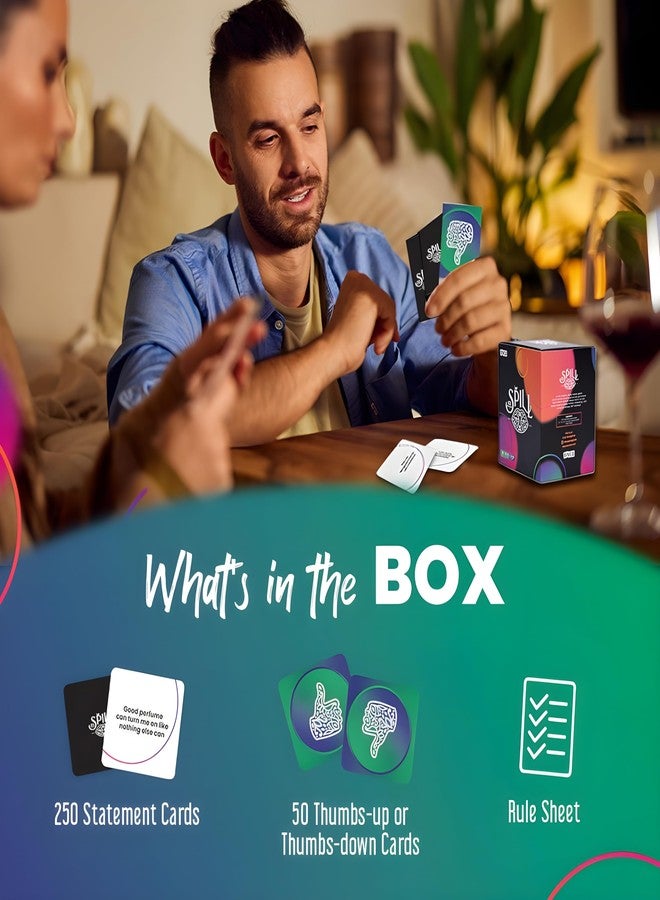 BINCA Spill Card Game for Adults, A Game of Spilling Secrets, Adult Party Card Game for Friends, and Entertainment - Ages 18+ - Image 3