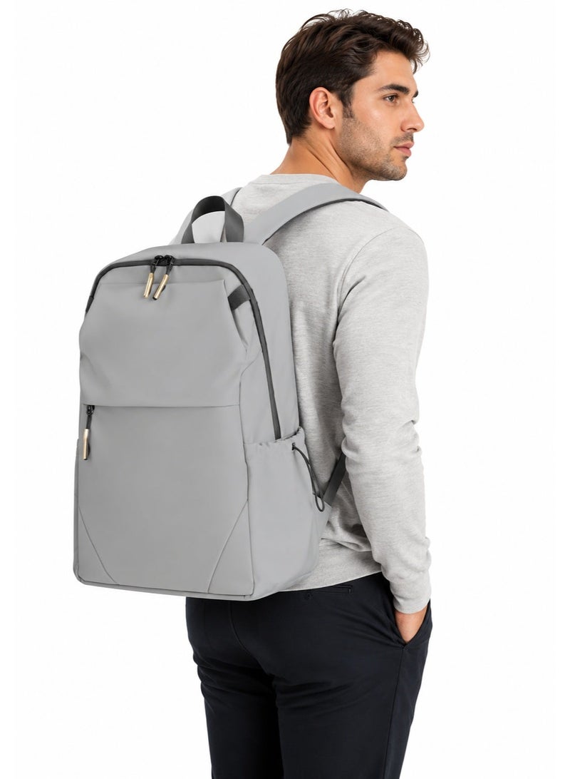 ALCOACH Laptop Backpack (7018), a school, university, work, and travel bag that fits laptops up to 15.6 inches. A stylish, lightweight backpack, suitable for back to school, university, trips, and everyday use. - Image 2