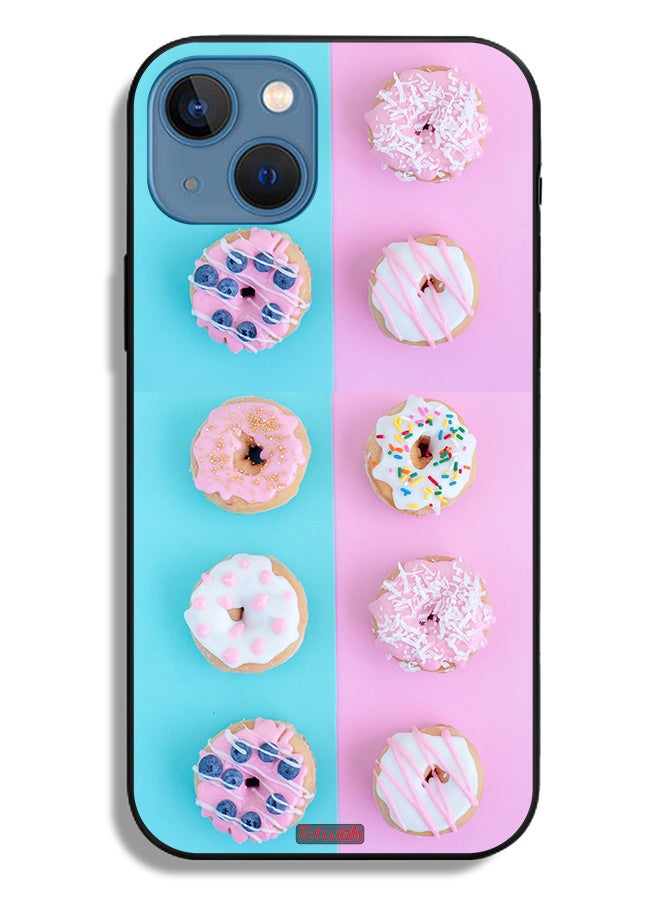 Tolwak Apple iPhone 13 Protective Case Heather Donuts - Image 2