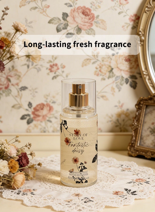 MARK HIM Daisy 4PCS Fragrance Gift Set, Fragrance Mist Lotion Hair PerfumeEau de Parfum, All-In-One Floral Scent Body & Hair Fragrance Kit, Luxury Floral Gift for Women, Self-Care Set for Her - Image 2