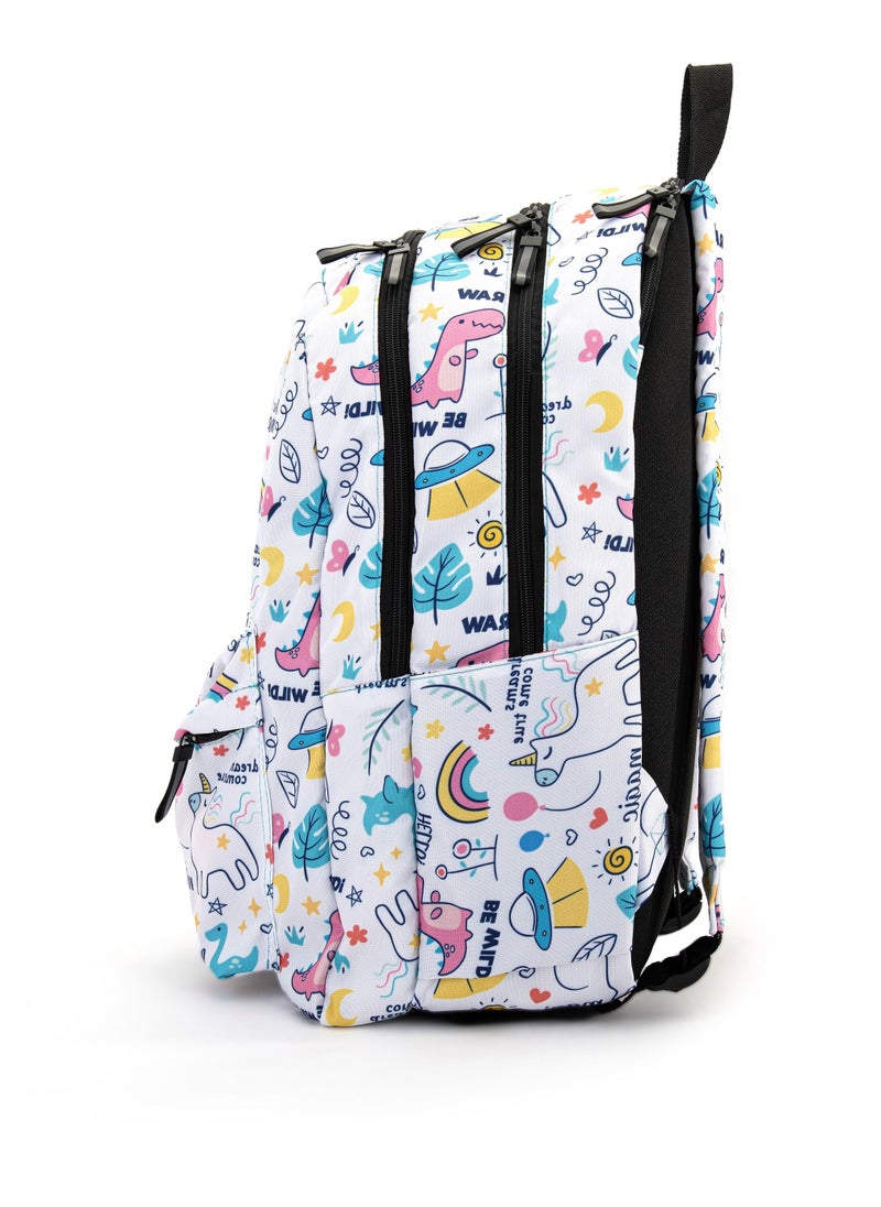Mintra Day Pack  4P (Laptop pocket) - printed - Unicorn  - Image 2