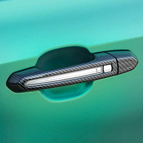 AOKIO Door Handle Cover Sticker Trim for Cadillac XT4 XT5 XT6 CT4 CT6 ATS XTS CTS Accessories 2013 2014 2015 2016 2017 2018 2019 2020 2021 2022 2023 2024 (Carbon Fiber Color) - Image 1