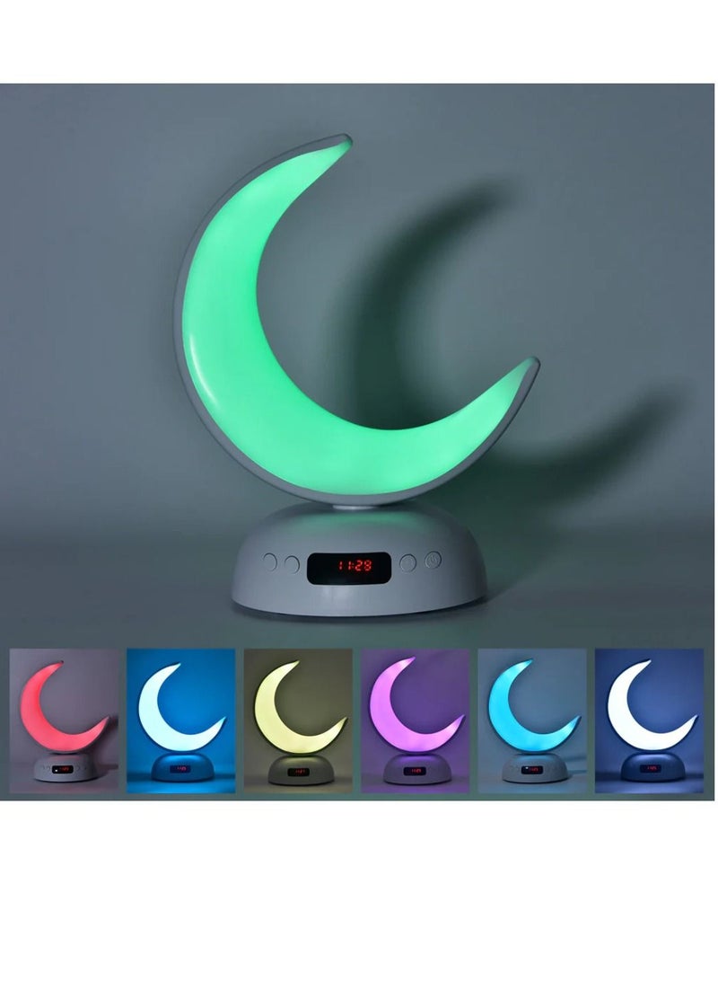 إيكوانتو SQ-902 مصباح القمر مكبر صوت القرآن الكريم مصباح طاولة ملون - Image 1