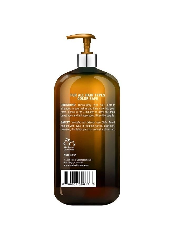 Majestic Pure - Apple Cider Vinegar Shampoo - Restores Shine & Reduces Itchy Scalp, Dandruff & Frizz - Sulfate Free, for All Hair Types, Men and Women - 16 fl oz - Image 1