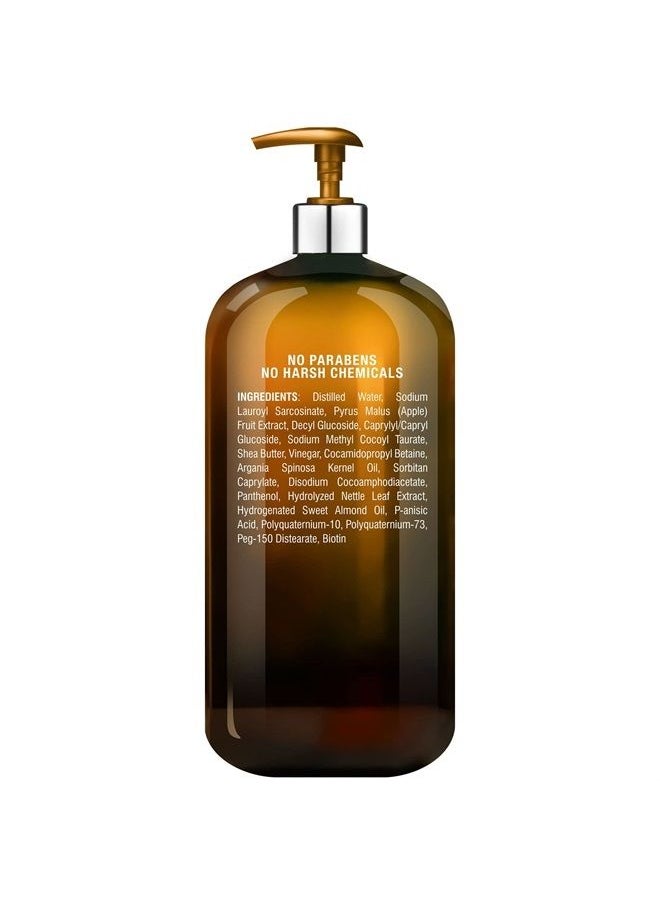 Majestic Pure - Apple Cider Vinegar Shampoo - Restores Shine & Reduces Itchy Scalp, Dandruff & Frizz - Sulfate Free, for All Hair Types, Men and Women - 16 fl oz - Image 1