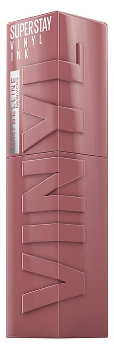 MAYBELLINE YORK Super Stay Vinyl Ink Nudes Longwear Transfer Proof Gloss Lipstick Awestruck