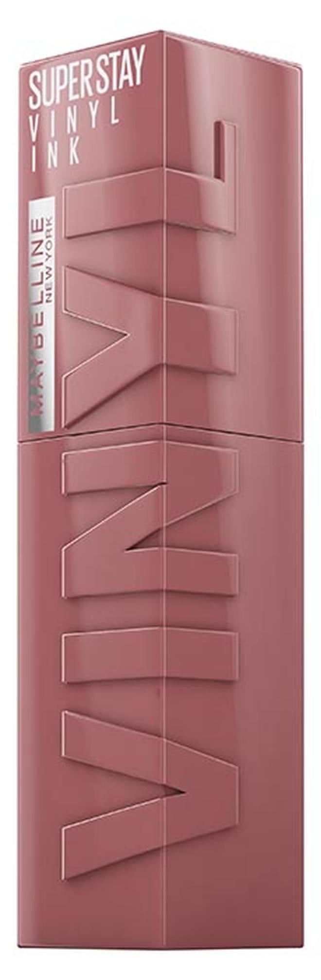MAYBELLINE NEW YORK Super Stay Vinyl Ink Nudes Longwear Transfer Proof Gloss Lipstick Awestruck - Image 1