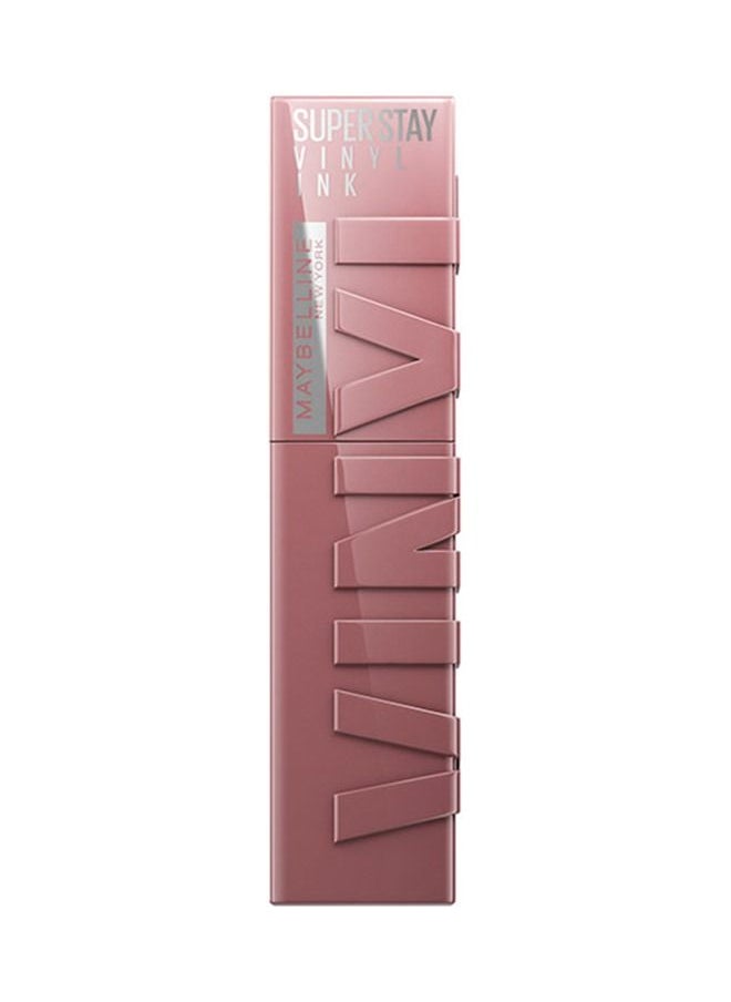 MAYBELLINE NEW YORK أحمر الشفاه Super Stay Vinyl Ink Nudes Longwear Transfer Proof Gloss Awestruck 