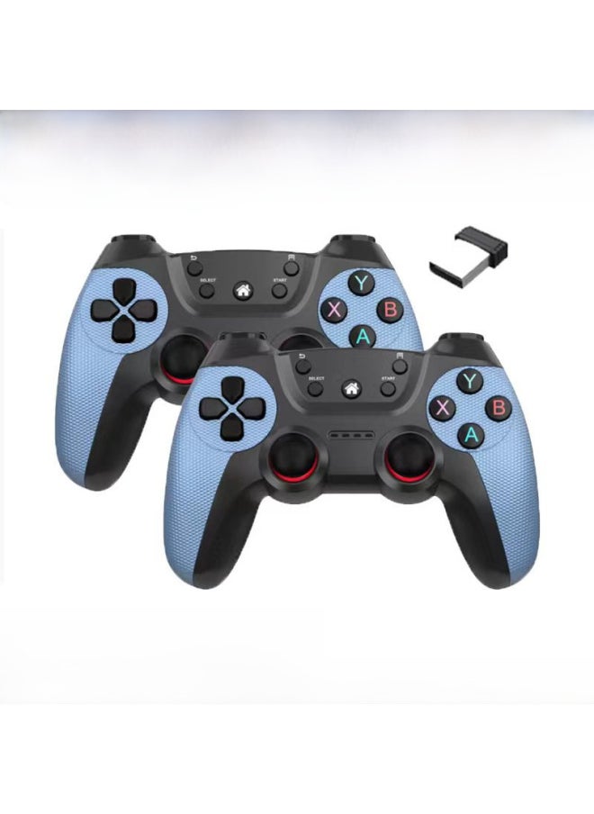 Generic 2.4g Wireless Game Controller For Android Tv Box Computer Pc One To Two Dual Player Double Strike Digital Computer Gamepad-Product Color:Rose Powder (bare Metal)  - Image 5