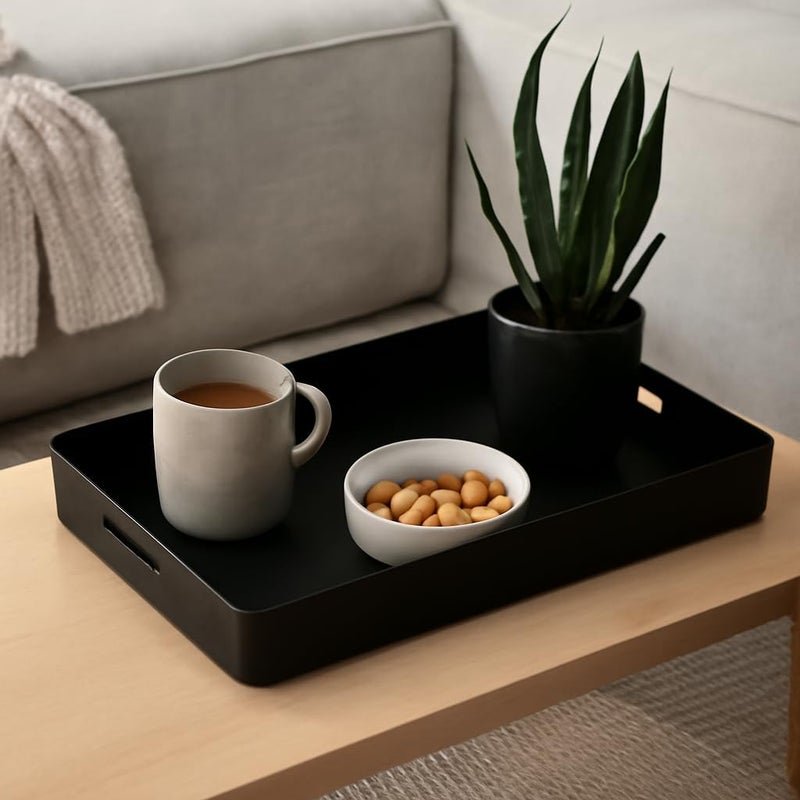 BS B&S Eva Solo Black Serving Tray with Handles - Image 2