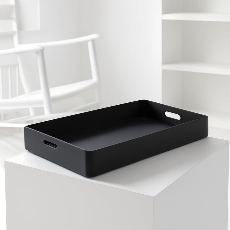 BS B&S Eva Solo Black Serving Tray with Handles - Image 1