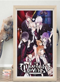 Diabolik Lovers Movie Poster | Diabolik Lovers (2013) Classic Anime Poster | High Quality Canvas Cloth Film Poster for Gift | A1/A2/A3/A4/A5