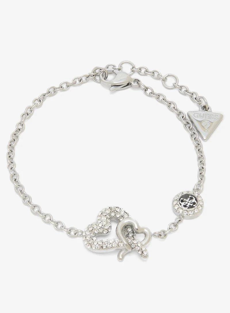 جس سوار سلسلة قلب مرصع