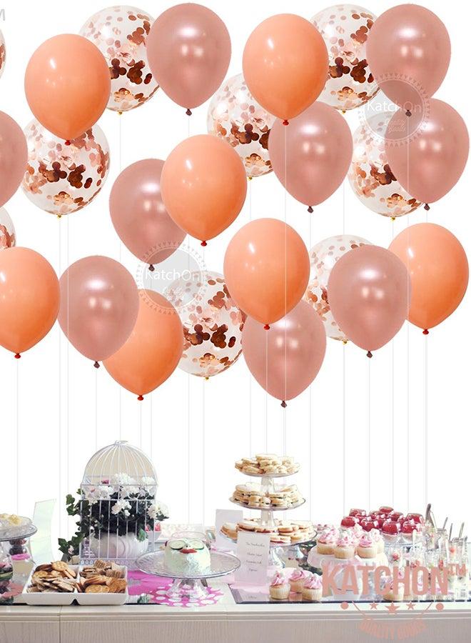Voberry 30-Piece Champagne Confetti & Latex Balloons Set, Assorted Sizes 10x10x5inch) with Glitter for Birthday, Wedding, Party Decorations - Image 4