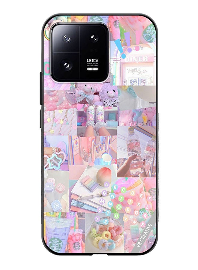 VR CREATIVE Protective Case Cover For Xiaomi 13 Cute Collage Design Multicolour - Image 1