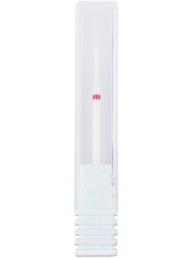 PANA 3/32" Cuticle Clean White Ceramic Nail Carbide Bit (Grit: Fine - F) - Image 4