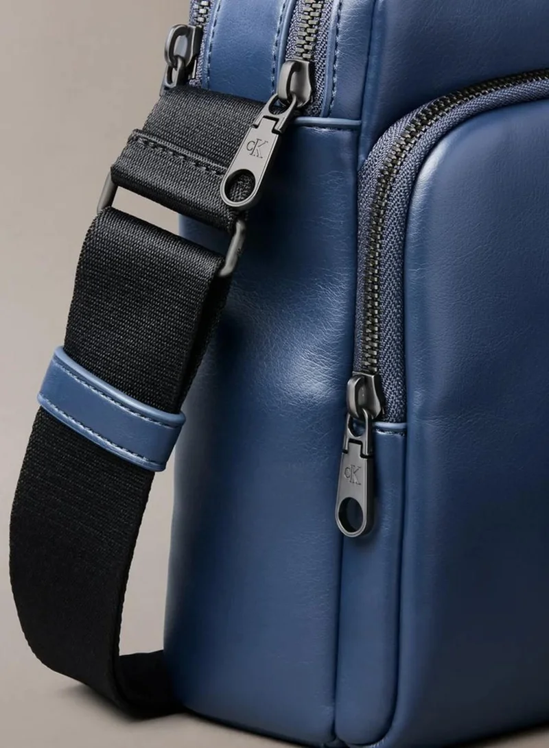 Calvin Klein Blue Nights Embossed Monogram Reporter Bag for Men | Best Price UAE
