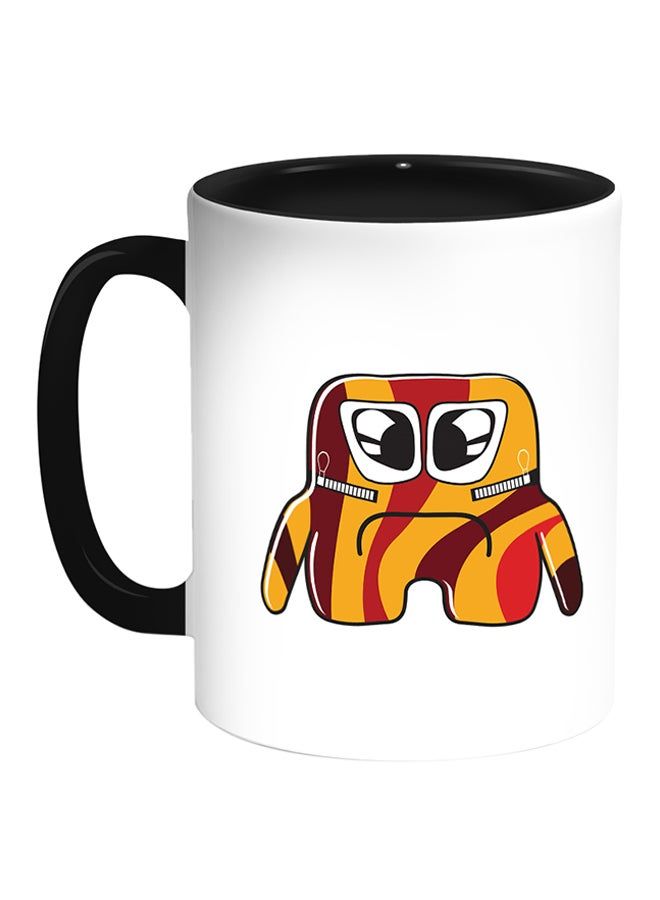 RKN Cartoons Printed Coffee Mug White/Black 11ounce - Image 2