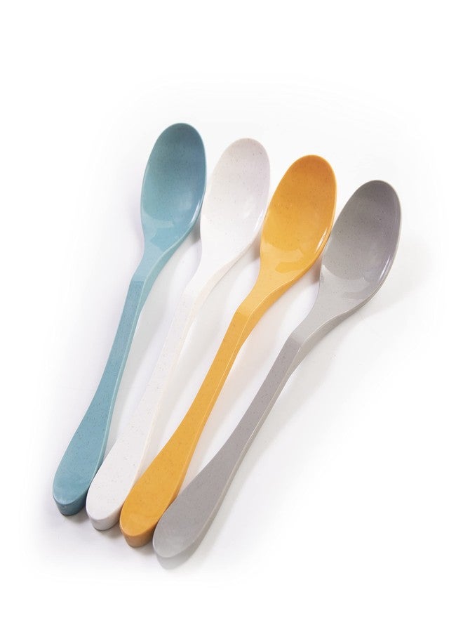 Knork Eco Spoon Plant Based Cutlery Bamboo Reusable Flatware Set, 12 Piece, Gray - Image 1