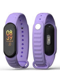 APEXEL Xiaomi Mi Band 5/6 Compatible Loop Patterned Silicone Band 