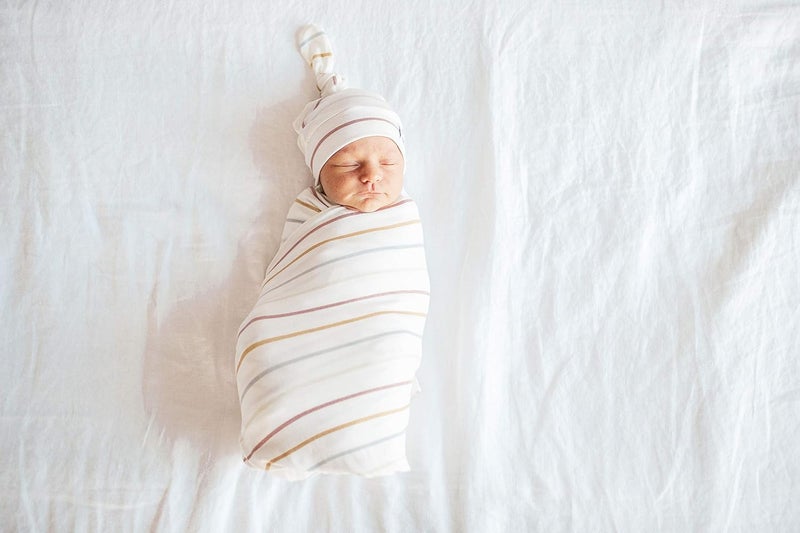 Copper Pearl Large Premium Knit Baby Swaddle Receiving Blanket Piper - Image 4