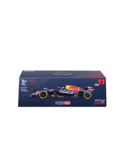 Bburago Bburago Metal 1/24 Scale Model Compatible With Oracle Red Bul Replica Miniature Racing Rb18# 11 Compatible With Sergio Perez Replica 2022 (Blue) Formula 1 Scale Model  - Image 4