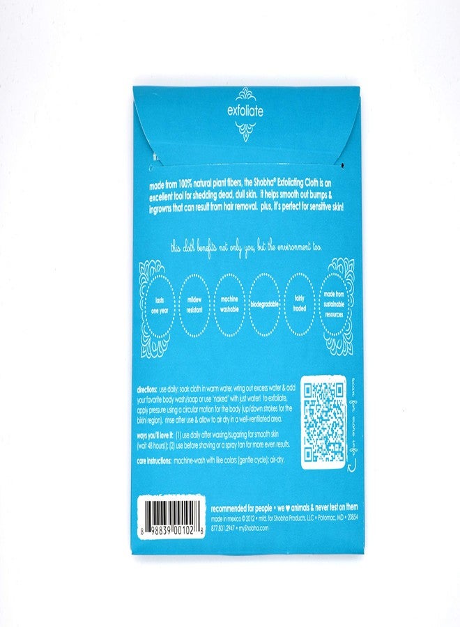 Shobha Exfoliating Cloth - Reusable Natural Body Scrubber - Remove Dead Skin and Prevent Ingrown Hairs - Washcloth Suitable for Sensitive Body and Bikini Areas - Shower Loofah Alternative - Image 3