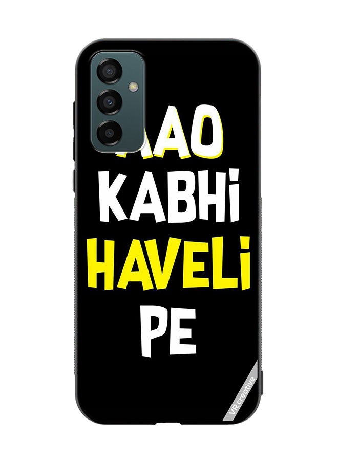 VR CREATIVE Protective Case Cover For Samsung Galaxy M23 Aao Kavi Haveli Pe Design Multicolour - Image 1