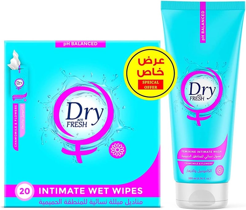 Fresh SPECIAL OFFER, FLOWERS "WASH+WIPES"