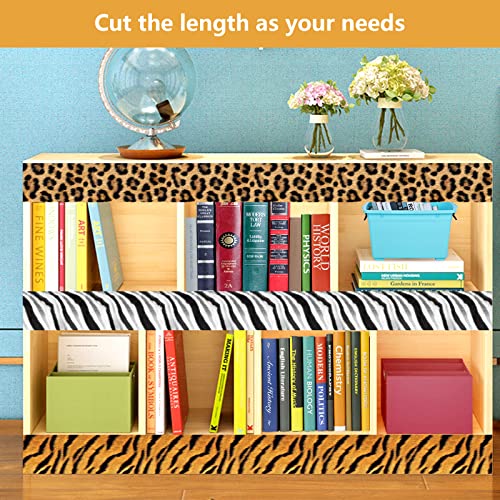 Fancy Land Animal Print Bulletin Board Border Jungle Safari Leopard Tiger Zebra Giraffe Trim Borders for Classroom Decoration Back to School Supplies 59ft - Image 5