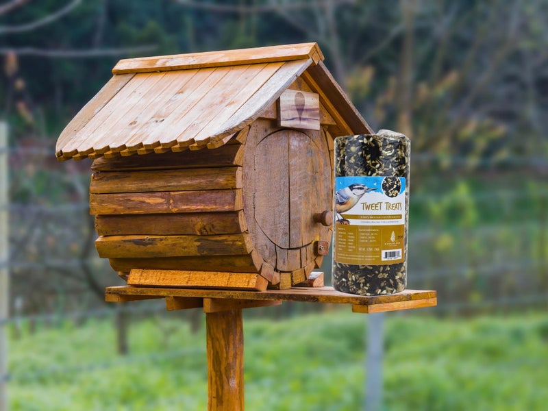 Evergreen Farm and Garden Birdseed Cylinders with Hole - Bird Seed for Outside Wild Birds (Small Cylinder, Tweet Treats 2pc) - Image 5
