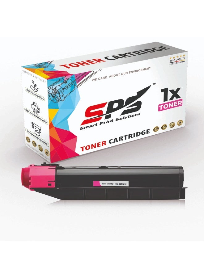 Smart Print Solutions SPS Compatible Toner Cartridges for Kyocera - TK-8305M | 1x Magenta | Yield upto 15,000 Pages - Image 1