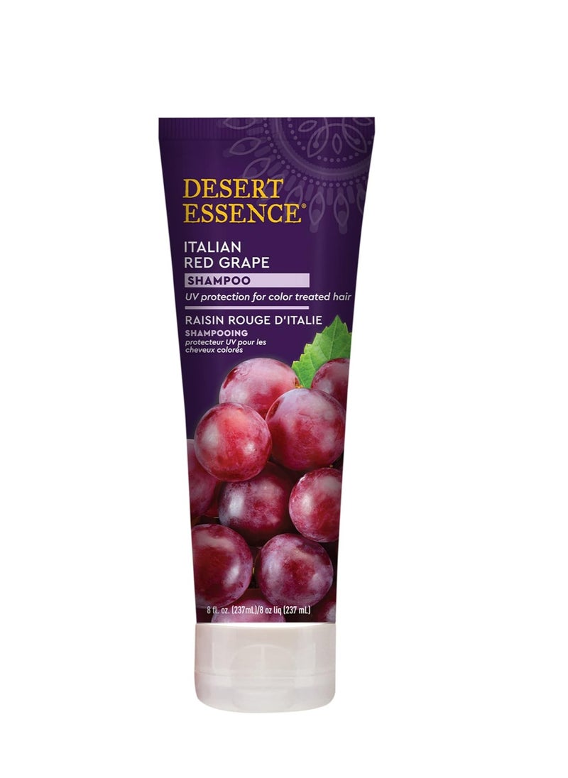 DESERT ESSENCE Desert Essence, Italian Red Grape Shampoo, 8.0 fl. Oz. - Gluten Free - Vegan - Cruelty Free - Moisturizing Shampoo - UV Protection - Color Treated Hair  - Image 2