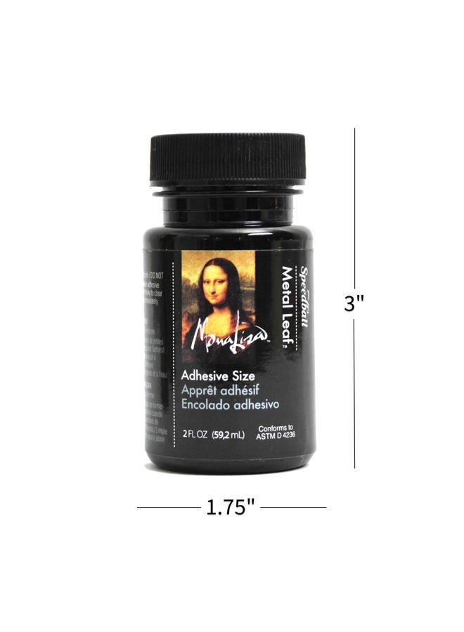 Speedball لاصق ورق معدني مونا ليزا مصنوع في الولايات المتحدة - حجم 2 أونصة لتذهيب الذهب والفضة والنحاس - غراء حرفي قائم على الماء - Image 3