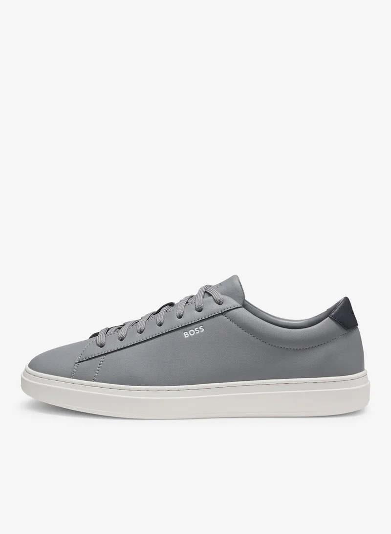 BOSS  Leather trainers with rubber sole for Men | Best Price UAE