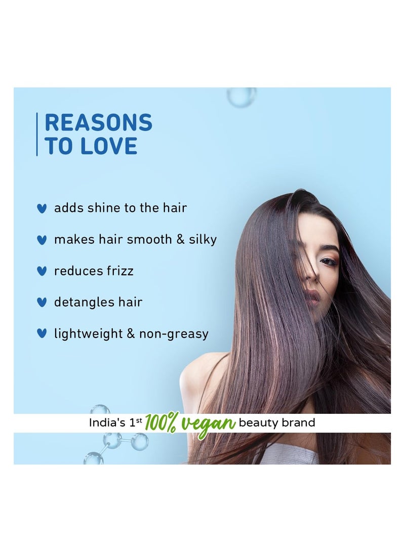 Plum Coconut & Squalane Hair Serum | For Dull, Dry and Frizzy Hair | with Vitamin E and Almond Oil I Coconut-Vanilla Fragrance I Hair Serum for Women & Men I 75ml - Image 2