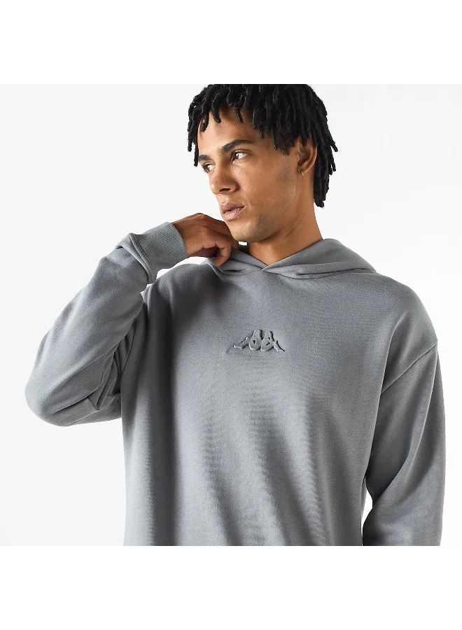 Kappa Kappa Logo Detail Hoodie with Long Sleeves