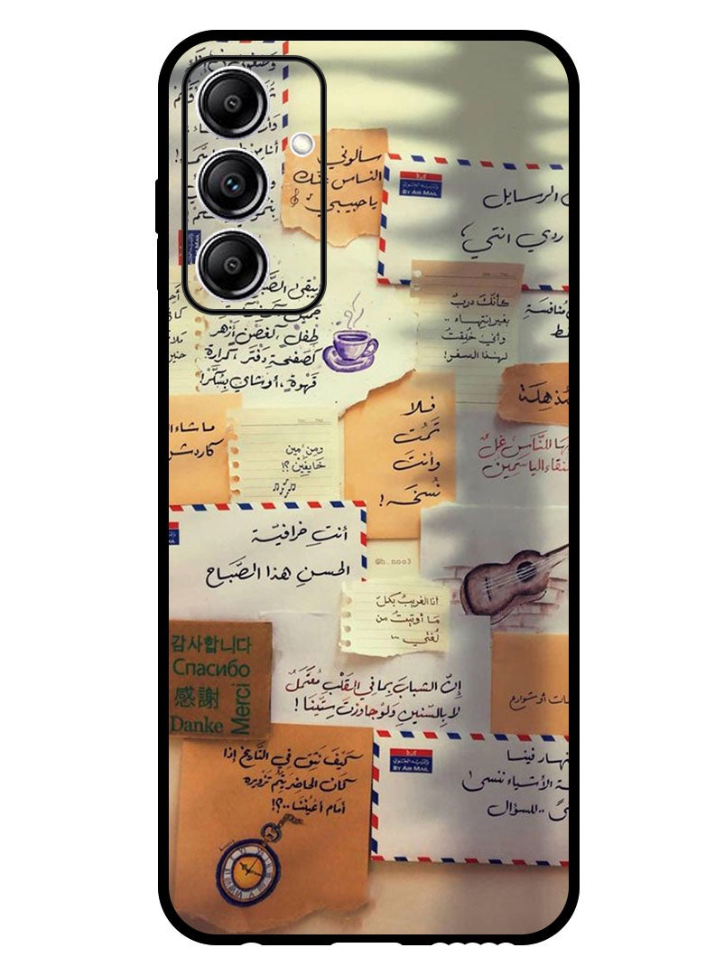 Theodor Protective Case Anti Scratch Shock Proof Bumper Cover For Samsung Galaxy A25 Letters - Image 1