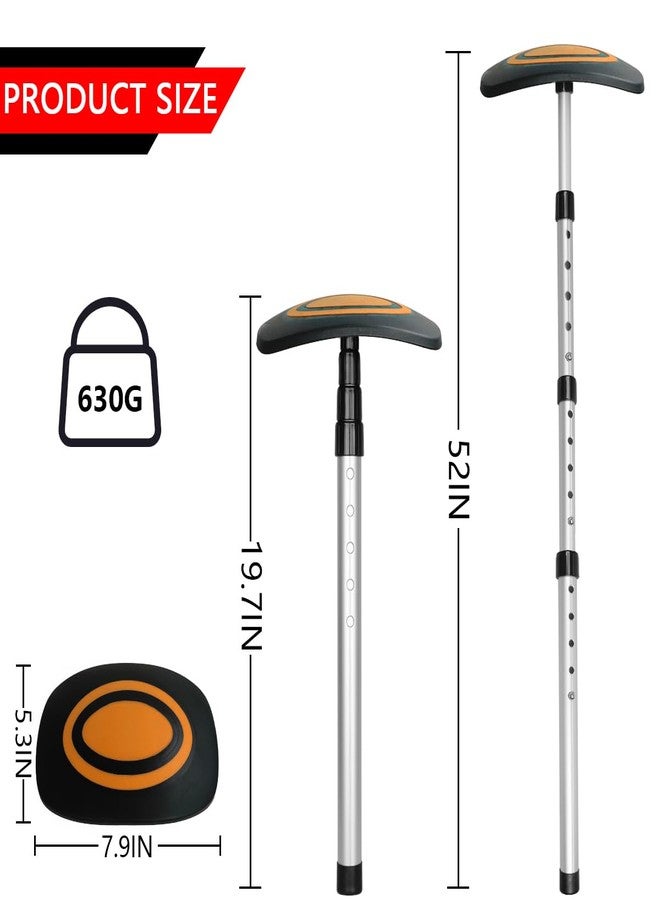 LOVACE Golf Travel Bag Support System, Golf Club Travel Protection Kit (Orange) - Image 2