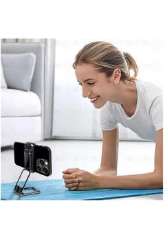 Excefore Phone Ring Holder Kickstand,Phone Fixing snap with Kickstand [2-in-1],Phone Gripper for Back of Phone,Compatible with iPhone Samsung Phone, Black  - Image 2
