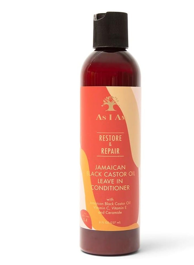 آز أي آم بلسم يُترك على الشعر بزيت الخروع الأسود الجامايكي 237 مل - Image 1