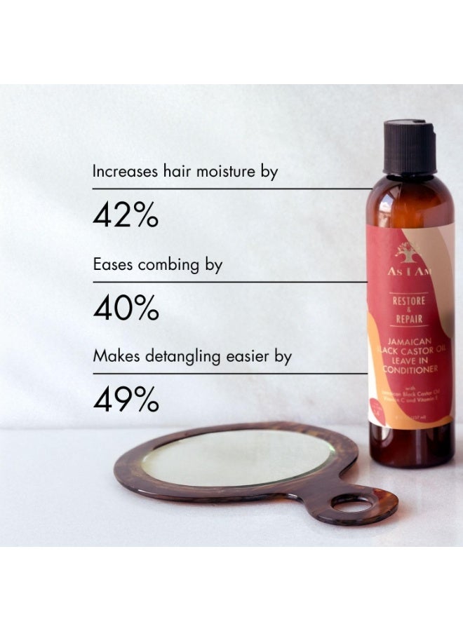 آز أي آم بلسم يُترك على الشعر بزيت الخروع الأسود الجامايكي 237 مل - Image 2