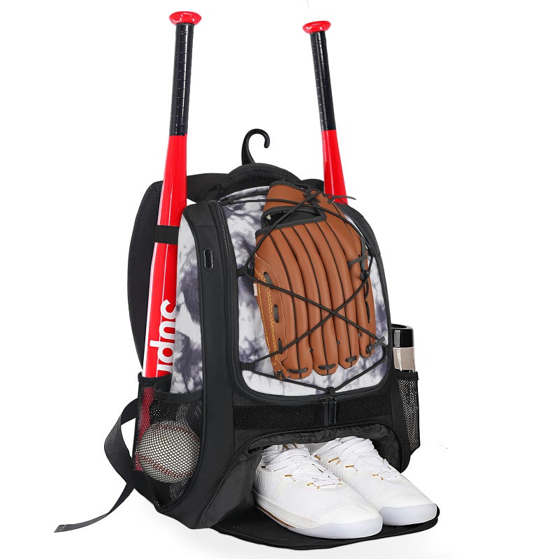 Goloni Youth Baseball BagSoftball Bag with Shoes CompartmentBaseball Backpack with Fence Hook for TBall Bat Equipment - Image 2