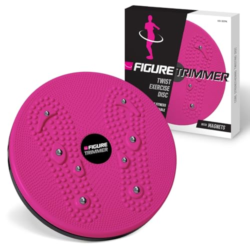 Figure Trimmer Daiwa Felicity Figure Trimmer Ab Twister Board - Waist Twister Machine for Core & Abs Exercise - Waist Twisting Fitness Tool, Dizzy Disc Twist Board for Slimming Workout with 8 Magnets Reflexology - Image 1