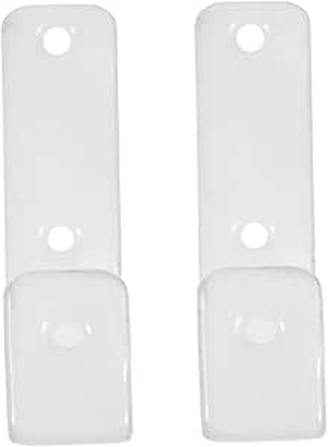 Bunk Bed Ladder Hook Set Sturdy Coated Bracket with Screws Easy Install Safety Stability - Image 1