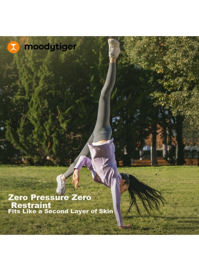 Moodytiger Girls' Leggings, Soft And Elastic, Spring And Autumn Children's Sports Pants, Yoga Pants, Slim-fit Comfortable Long Pants | Xiao Yun Du E - Image 2