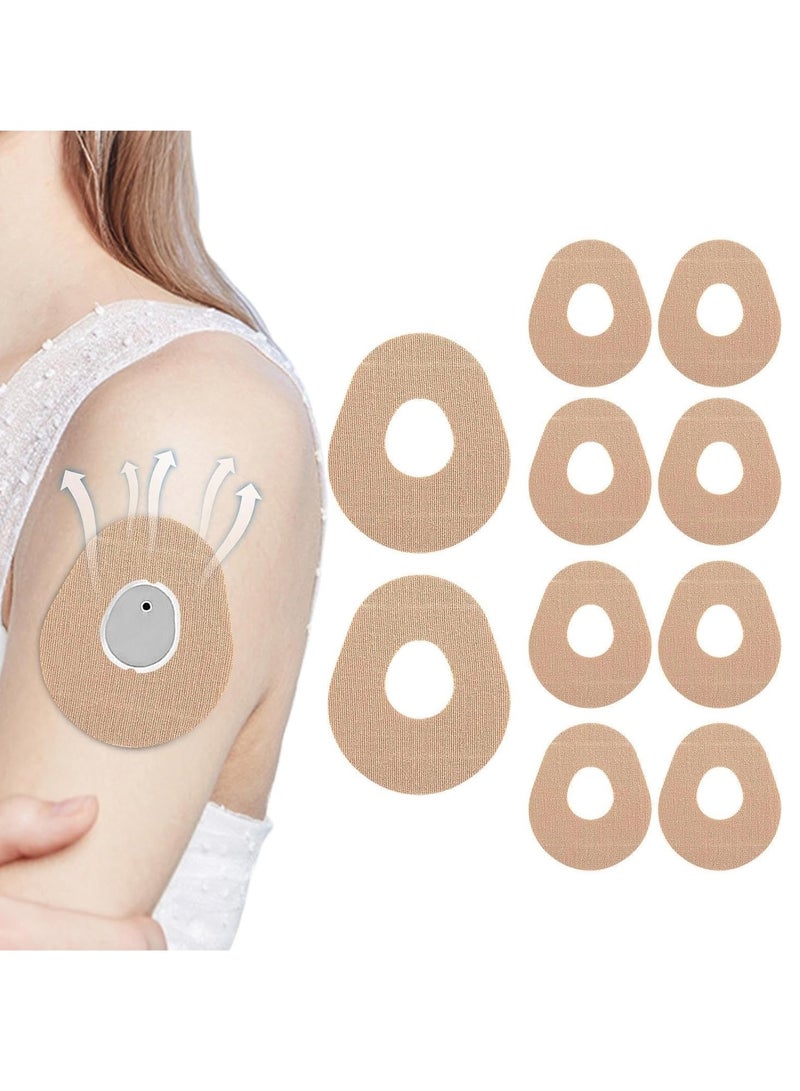 Waterproof and Sweatproof Libre Sensor Covers, 10 Pack Transparent CGM Patches for Active Lifestyle - Image 3