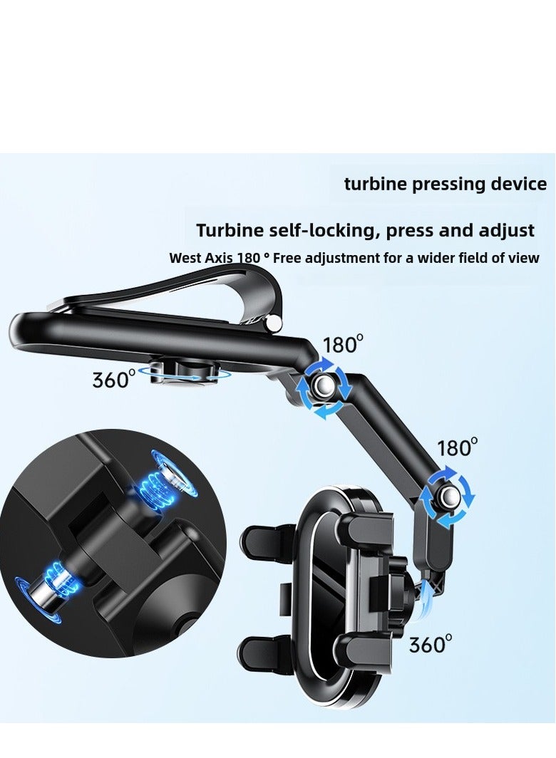 Car adjustable mobile phone holder, can be rotated 360 degrees, compatible with all kinds of mobile phones, stable and will not fall  - Image 4